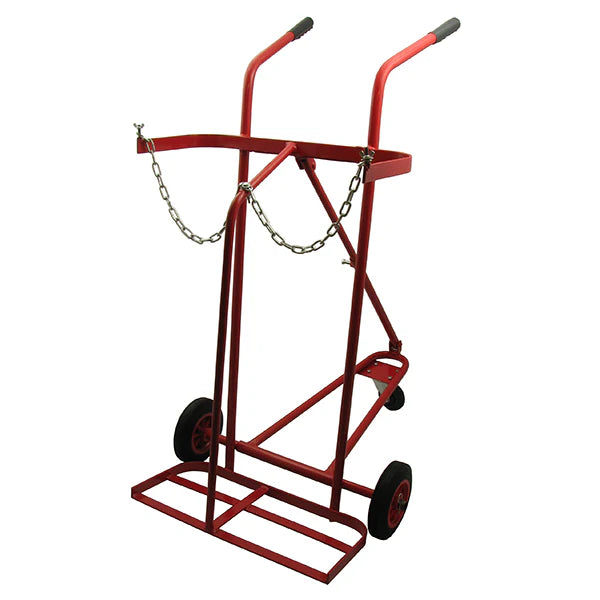Three Wheels Twin Oxygen/Acetylene Cylinder Trolley