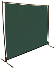 8' X 6' GREEN PVC WELDING CURTAIN & FRAME KIT