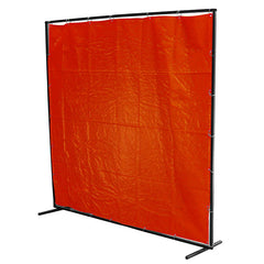 8' X 6' ORANGE PVC WELDING CURTAIN ONLY