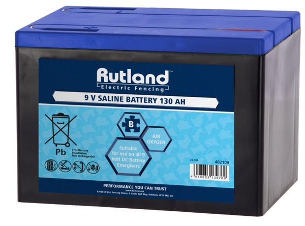 9Volt 130AH Saline Battery