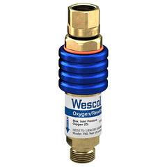 WESCOL OXYGEN RESETTABLE FLASHBACK ARRESTOR