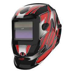 RED 9-13 FIRE AUTO VARIABLE WELDING HELMET