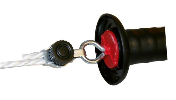 Quick rope/poly wire connector