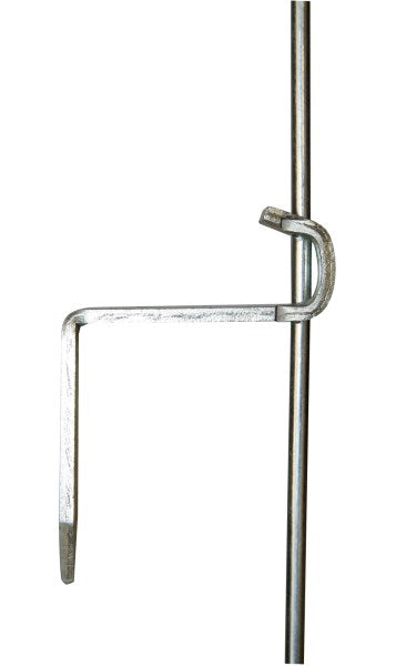 Spring steel post with eyelets