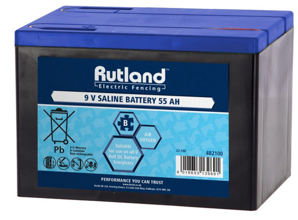 9 Volt 90AH Saline Battery