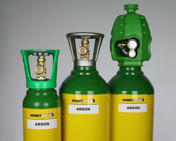 GAS BOTTLES FOR WELDING VARIETY OF SIZES (RENT FREE) PURE ARGON PRICE ON APPLICATION