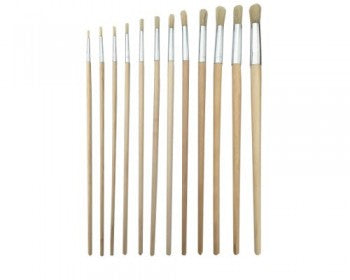 12pc Round Artist Brush Set