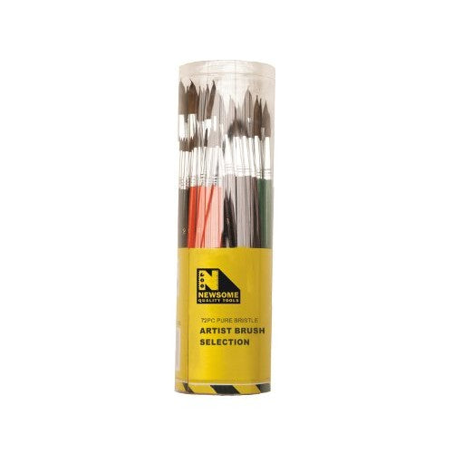 72pc Artist Brush Display Set