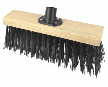 13" Stiff PVC Broom Head With Socket