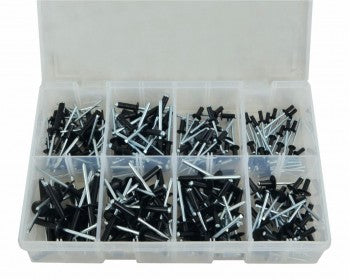 Assorted Black Pop Rivets