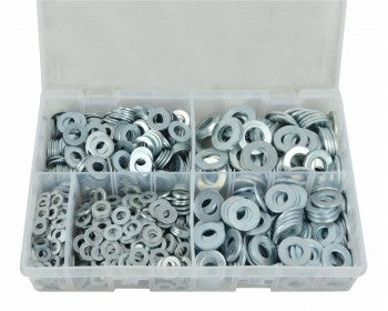 Assorted Light Flat Washers Metric