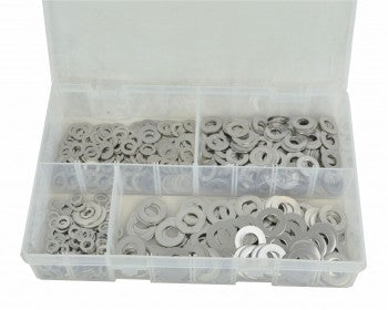 Assorted A2 Grade Stainless Steel Metric Flat Washers