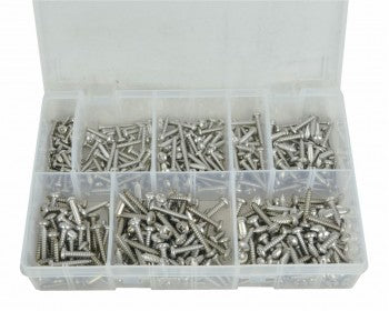 Assorted A2 Grade Stainless Steel Self Tapping Pozi Pan Screws