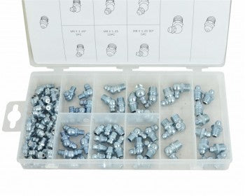 Box of 110pc Assorted Grease Nipples