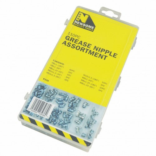 Box of 110pc Assorted Grease Nipples
