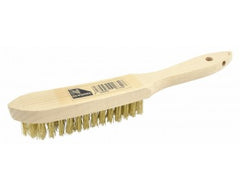 4 Row Brass Coated Wire Brush