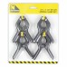 4 x 3 1/2" Nylon Spring Clamps