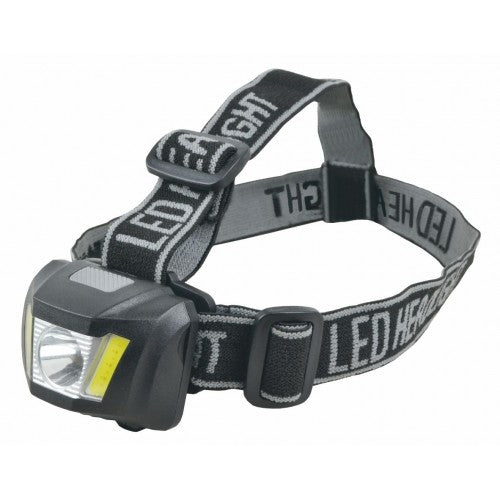 3 Watt COB LED Multi-Function Head Torch