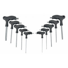 10pc Ball End Hex Key T Handled Set