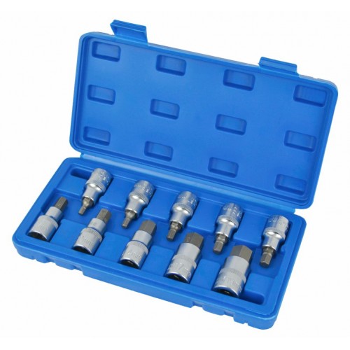 10pc 1/2" Drive Hexagon Socket Set