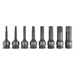 8pc 1/2" Drive Impact Hexagon Bit Set