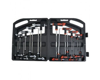 16pc T Handled Hex & Torx Key Bit Set