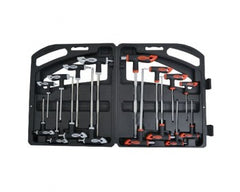 16pc T Handled Hex & Torx Key Bit Set