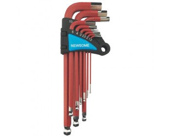 9pc Ball End Hex Key Set