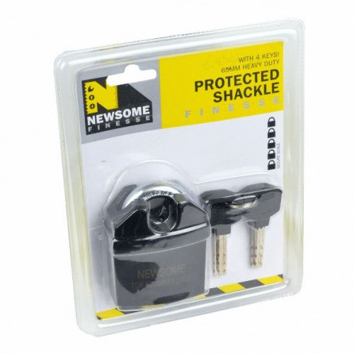 65mm Coated Protected Shackle Padlock