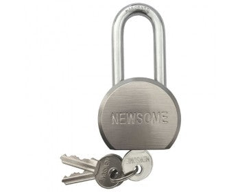 65mm Long Shackle Solid Steel Padlock