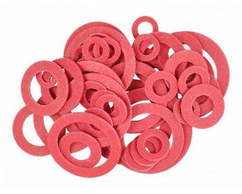 Assorted Fibre Washers (50 Per Pack)