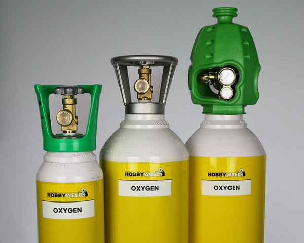 GAS BOTTLES FOR WELDING (RENT FREE) HOBBYWELD OXYGEN PRICE ON APPLICATION