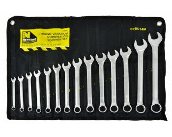 14pc Metric Combination Spanner Set