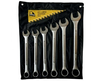 6pc Metric Large Combination Spanner Set