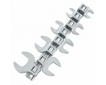 8pc 3/8" Drive Crowsfoot Spanner Wrench Set