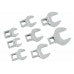 8pc 3/8" Drive Crowsfoot Spanner Wrench Set