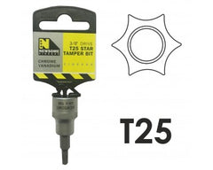 3/8" Drive Tamperproof Star Bit