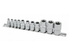 11pc Assorted Drive External Star Socket Set