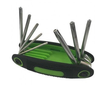 8pc Folding Torx Key Set