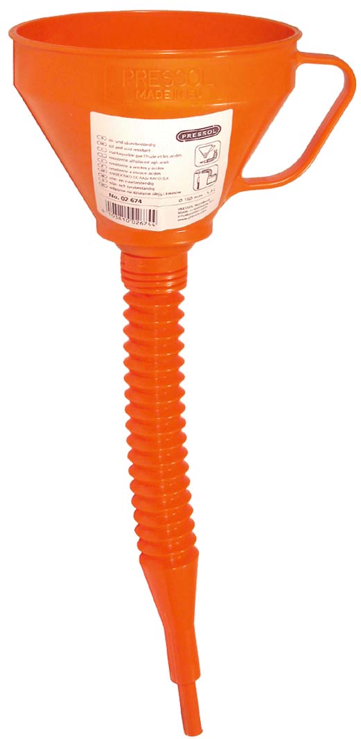 Plastic Funnel with Heavy Duty Flexi Spout