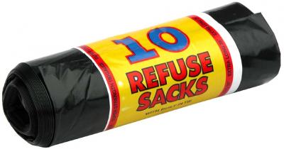 Larger Size Black Refuse Sacks