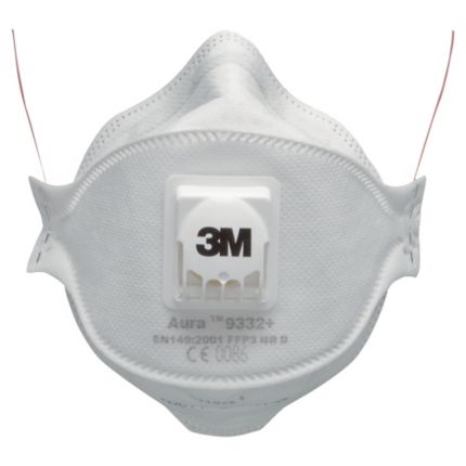 3M 9332 AURA FFP3 VALVED FACE MASK BOX 10
