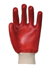 PORTWEST PVC KNIT WRIST GLOVES SIZE 9