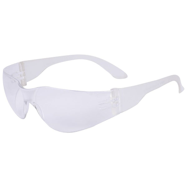 CLEAR WRAP AROUND SAFETY SPECTACLES