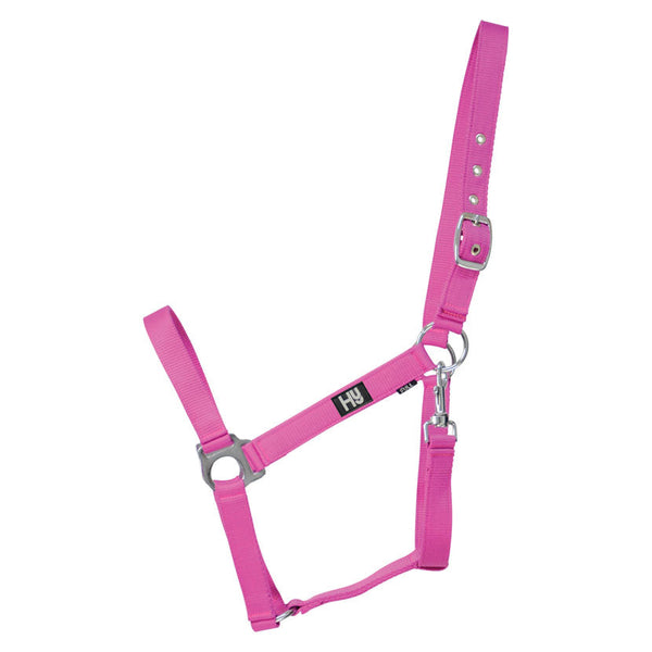 Hy Economy Plus Head Collar Cerise Pink Full
