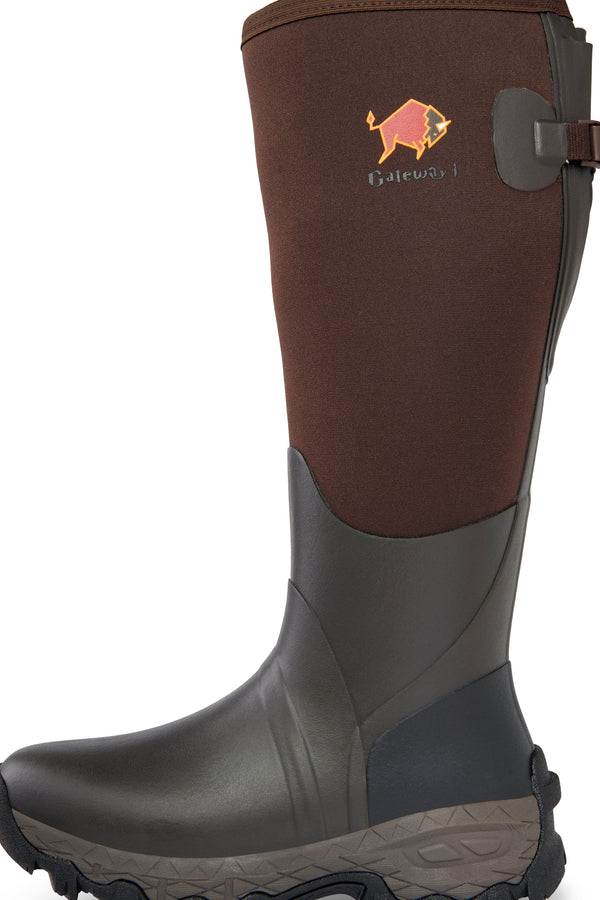 Woodwalker Lady 17" 4mm Dark Brown Wellington Boot (1047)