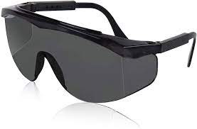 SHADED WRAP AROUND SAFETY SPECTACLES