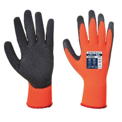 PORTWEST THERMAL BLACK/ORANGE LATEX GLOVES L