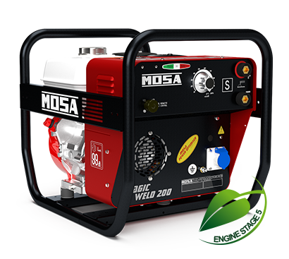 MOSA MAGICWELD 200 PETROL WELDER GENERATOR