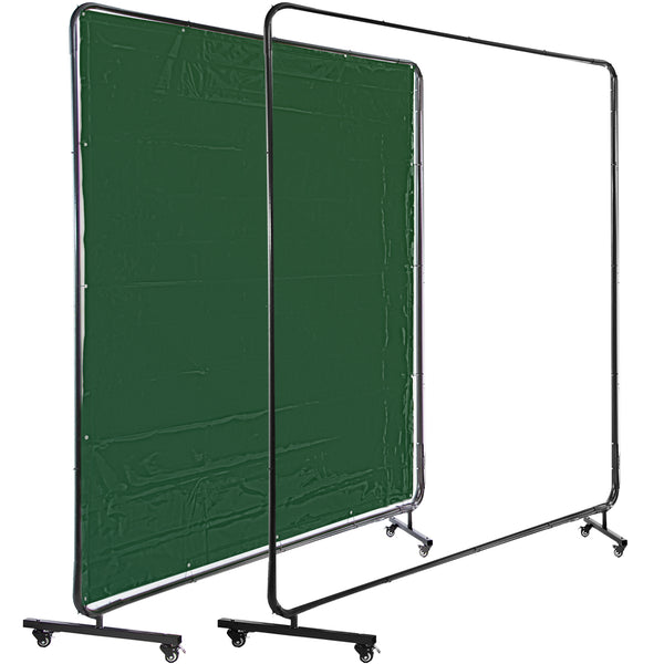 6' X 6' WELDING CURTAIN FRAME C/W 2 MT EXT